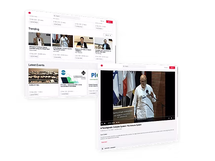 Prenovljeni VideoLectures.NET prikazuje izboljšan video predvajalnik in posodobljene sekcije »Trending« ter »Latest Events« v sodobni UX/UI postavitvi.